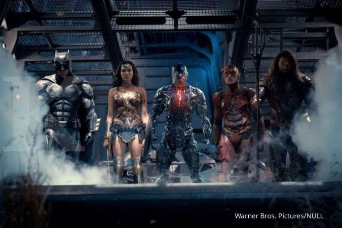 Film Justice League dari Warner Bros yang dirilis tahun 2017.