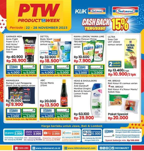 Promo Indomaret Product of The Week Terbaru 22-28 November 2023