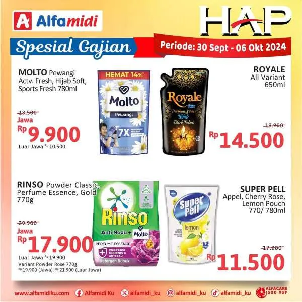 Promo Alfamidi Hemat Satu Pekan Periode 30 September-6 Oktpber 2024