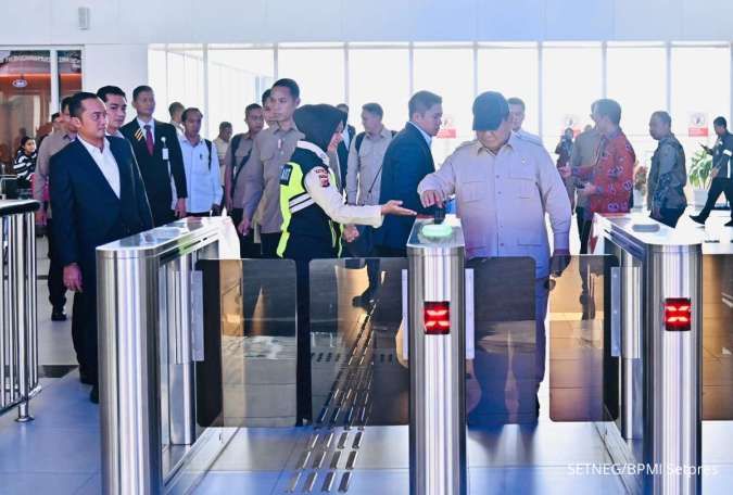 Kembali Naik Whoosh, Presiden Prabowo Akhiri Kunjungan Kerja di Jawa Barat