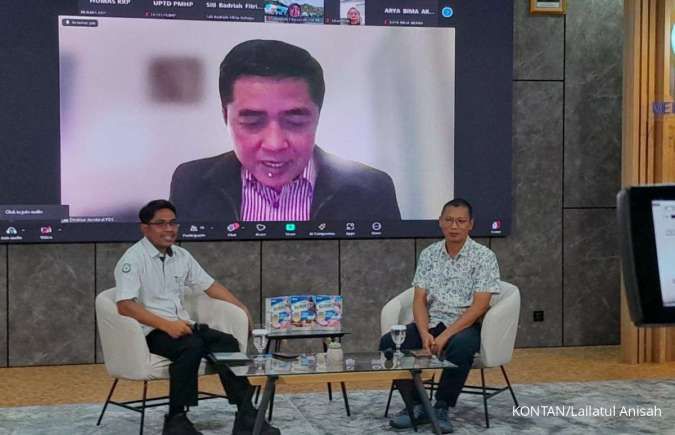 Pemaparan program susu ikan oleh KKP.