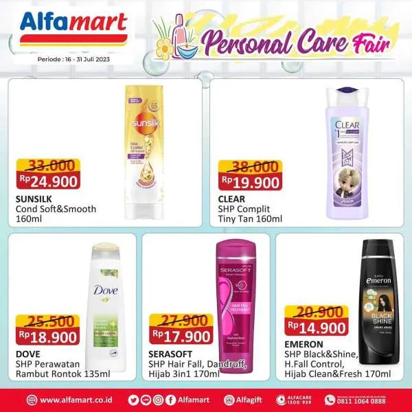 Promo Alfamart Personal Care Fair Periode 16-31 Juli 2023