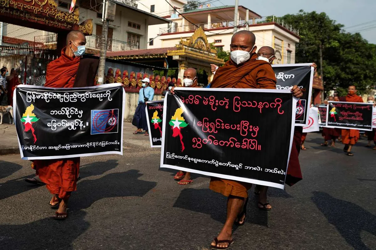 Pernyataan lengkap militer Myanmar soal pengambilalihan kekuasaan