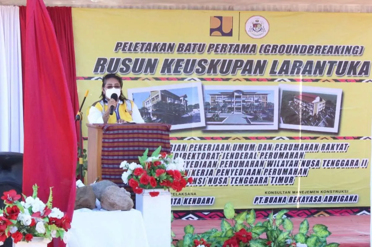 Kementerian PUPR bangun rusun Keuskupan Larantuka NTT dengan anggaran Rp 20,72 miliar
