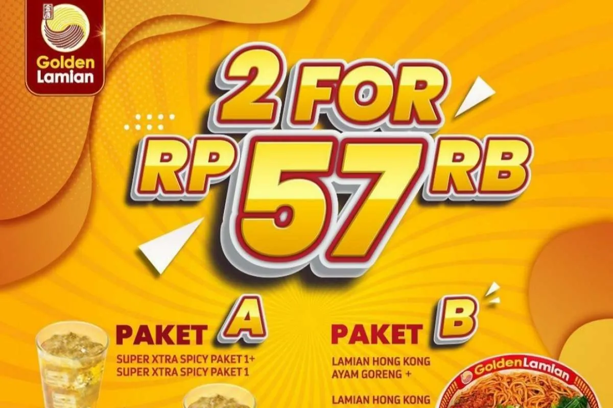 Promo Terbatas Golden Lamian 2 November 2022, Redeem Kupon 2 For Rp 57 rb