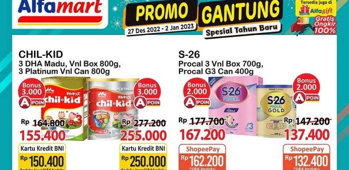 Harga Promo JSM Alfamart Hari Ini 30 Desember 2022, Promo Gantung Terbaru