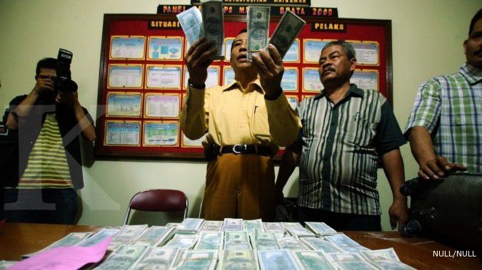 Temuan uang palsu di Lampung melonjak