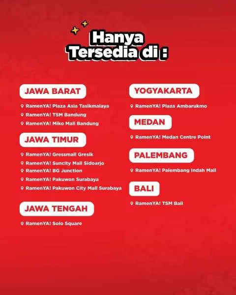 Lokasi Promo RamenYa! Via Gojek