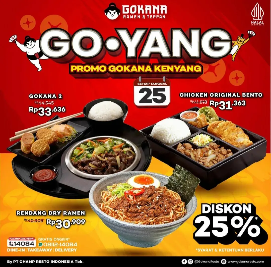 Promo Gokana Goyang 25