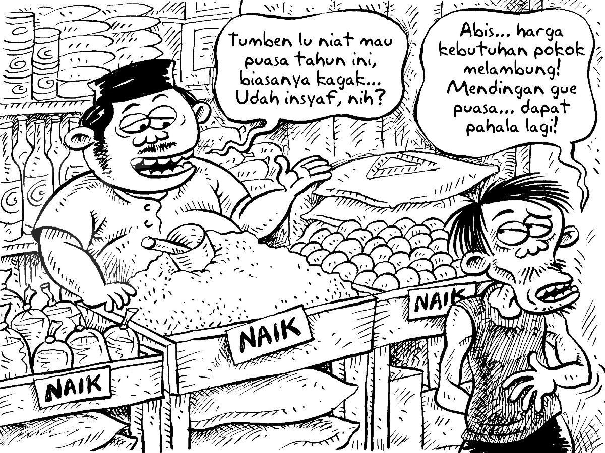 Kenaikan Harga Bahan Pokok Jelang Bulan Puasa