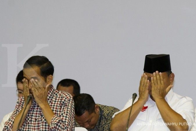 Pak Prabowo, Pak Jokowi, tenangkan pendukung..