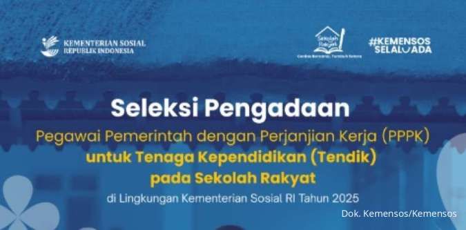 PPPK Kemensos 2025: 3.003 Formasi Tenaga Kependidikan Sekolah Rakyat