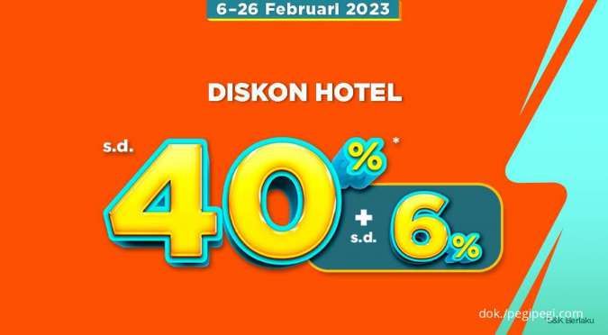 Promo PegiPegi Salecation 6-26 Februari 2023, Nikmati Diskon Hotel 40% + 6%