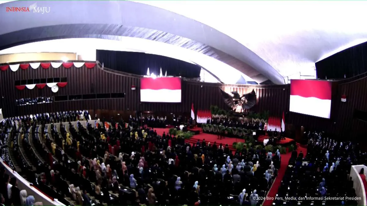 Ruang Sidang Paripurna MPR RI Bergema, Serukan Kemerdekaan Rakyat Palestina