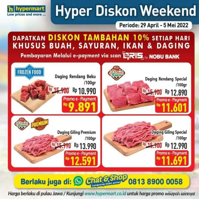 Promo Hypermart Hyper Diskon Weekend Periode 29 April-5 Mei 2022