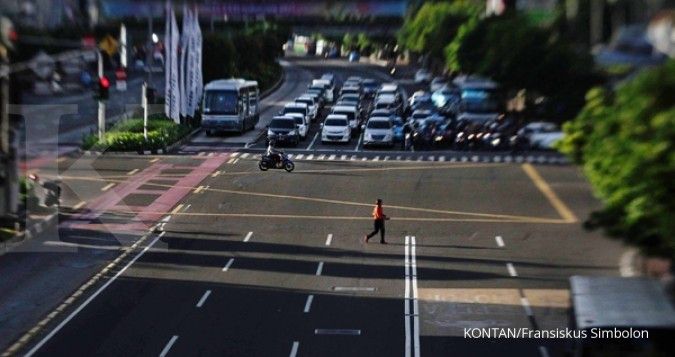 Menjelang Lebaran, kondisi Jakarta lengang
