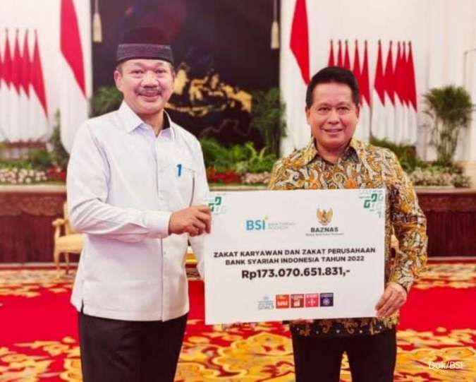 Bank Syariah Indonesia Bayarkan Zakat Perusahaan Rp 173,07 Miliar di 2023