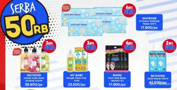 Promo Watsons Year End Sale Periode 23 Desember 2021-2 Januari 2022