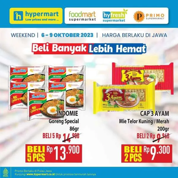 Promo Hypermart Beli Banyak Lebih Hemat Periode 6-9 Oktober 2023