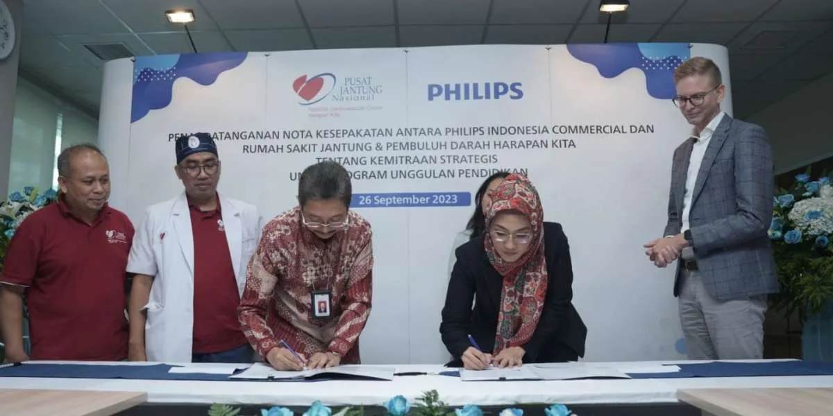 Philips Teken Nota Kerjasama dengan Rumah Sakit Jantung & Pembuluh Darah Harapan Kita