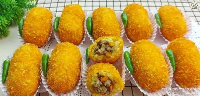 Resep Kroket Kentang Nikmat Ala Prancis, Berisi Daging, Sosis, dan Keju