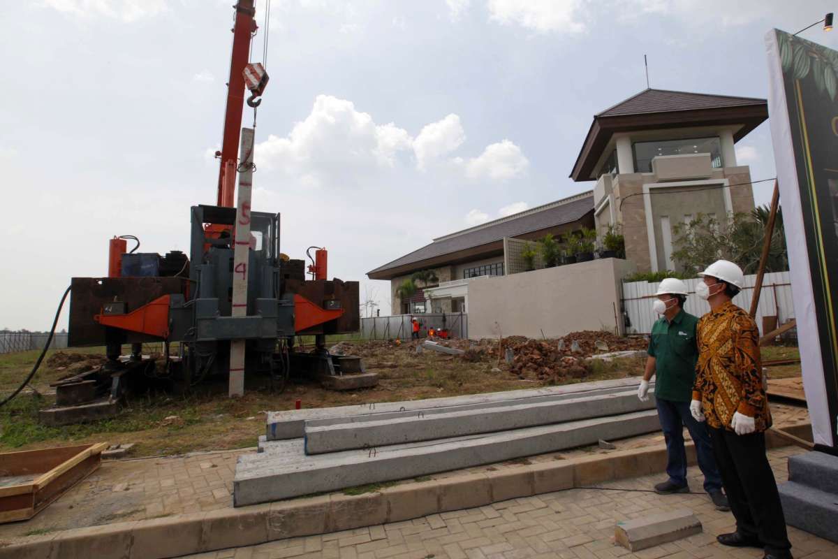 Pembangunan fasilitas Kota Podomoro Tenjo