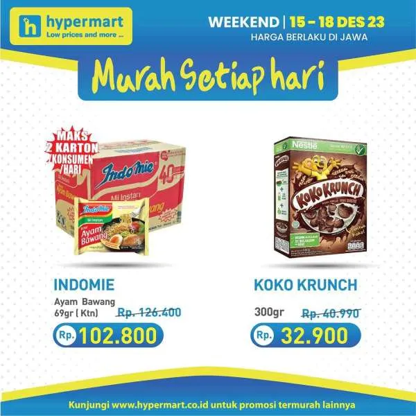 Promo JSM Hypermart Hyper Diskon Weekend Periode 15-18 Desember 2023