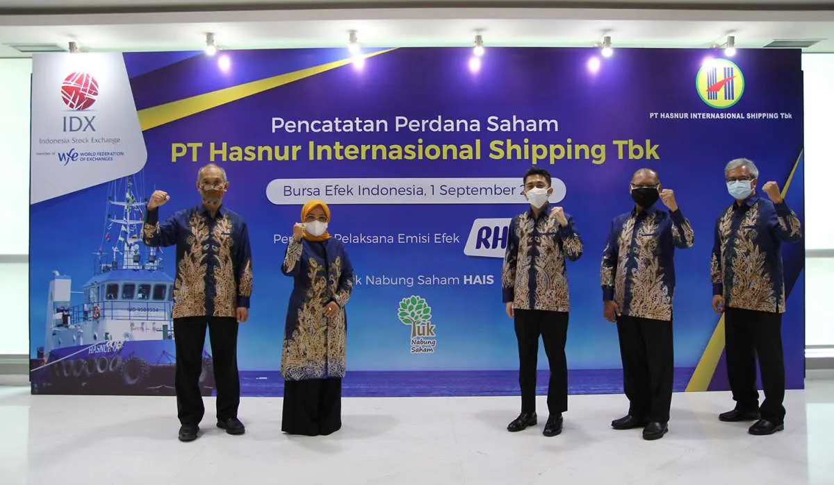 Listing perdana, Hasnur Internasional Shipping (HAIS) langsung kena ARA 