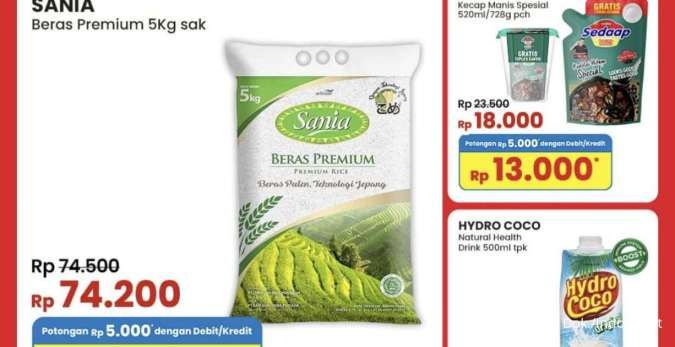 Promo JSM Indomaret Periode 11-13 Oktober 2024, Beras-Kecap Manis Harga Ekonomis