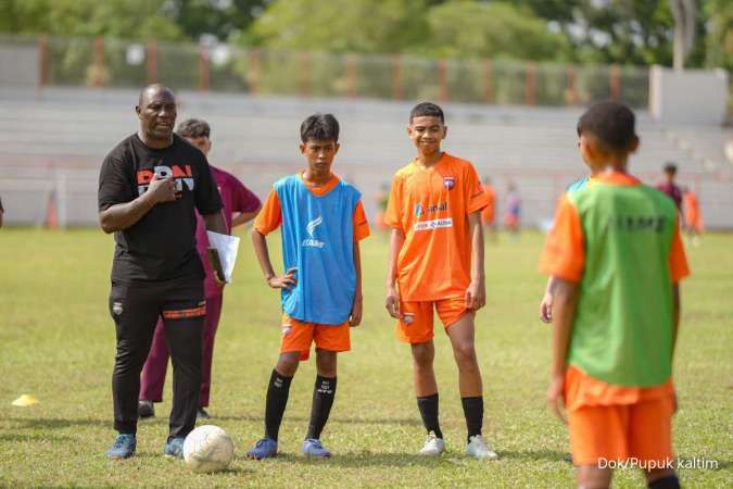  Pupuk Kaltim Gandeng Borneo FC Academy Bina Talenta Bibit Muda Sepak Bola