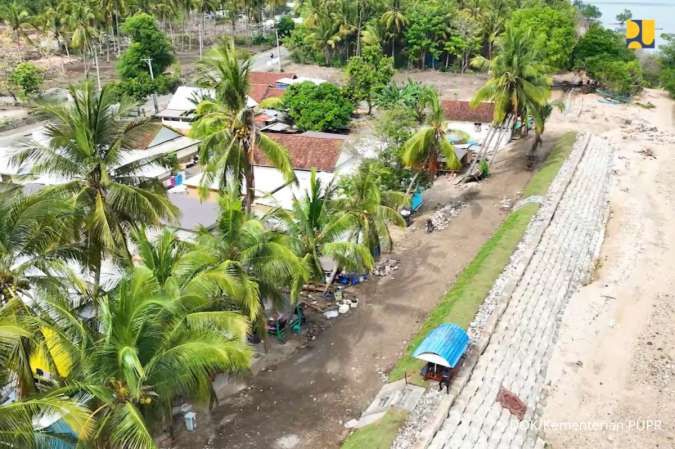 Cegah Abrasi Pantai, Kementerian PUPR Bangun Pengaman Pantai Gelora di Sumbawa