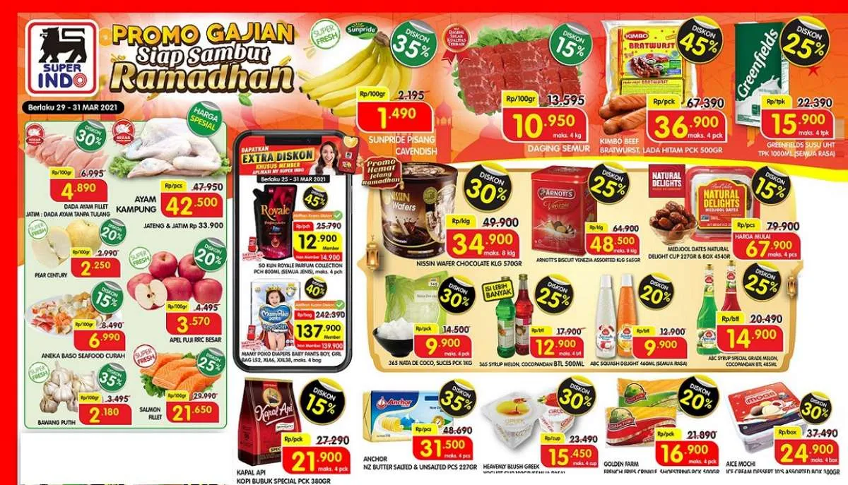 Promo Superindo weekdays 29-31 Maret 2021, diskonan hari kerja terbaru!