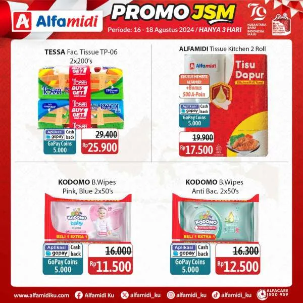 Promo JSM Alfamidi Spesial Kemerdekaan Periode 16-18 Agustus 2024