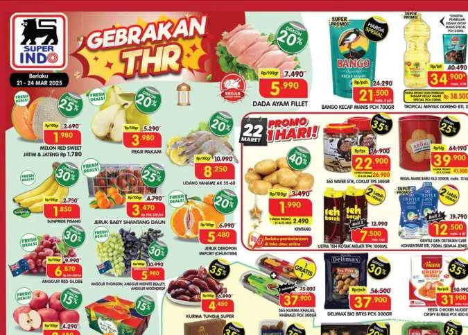 Katalog Promo JSM Superindo Diskon hingga 55% Periode 21-24 Maret 2025