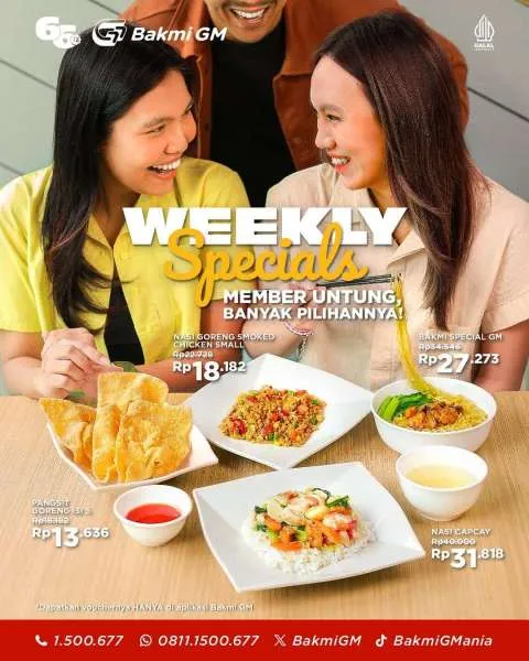 Promo Bakmi GM Weekly Specials Agustus 2025
