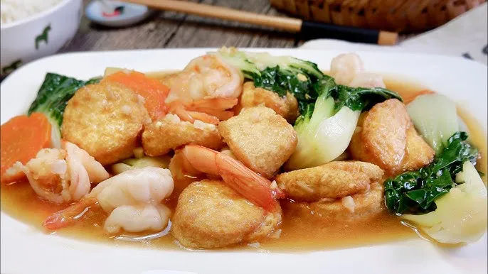 Egg Tofu Saus Tiram