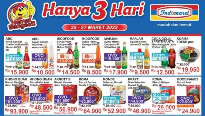 JSM Indomaret Promo Until March 27, 2022, Save More Shopping Ahead of Ramadan