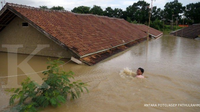 Sebanyak 51 desa di Karawang terendam banjir