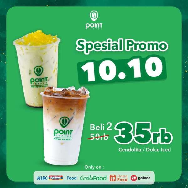 Promo 10.10 di Point Coffee 10 Oktober 2024