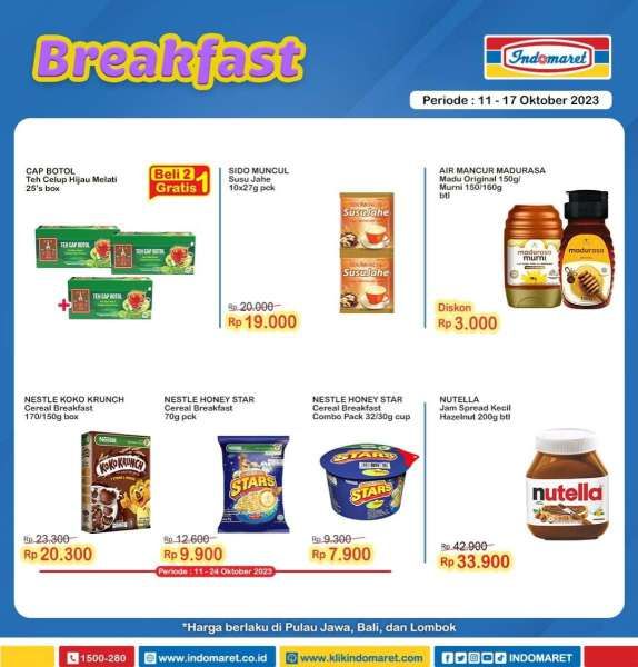 Promo Indomaret Super Hemat Terbaru 11-17 Oktober 2023, Promo Hanya 7 Hari
