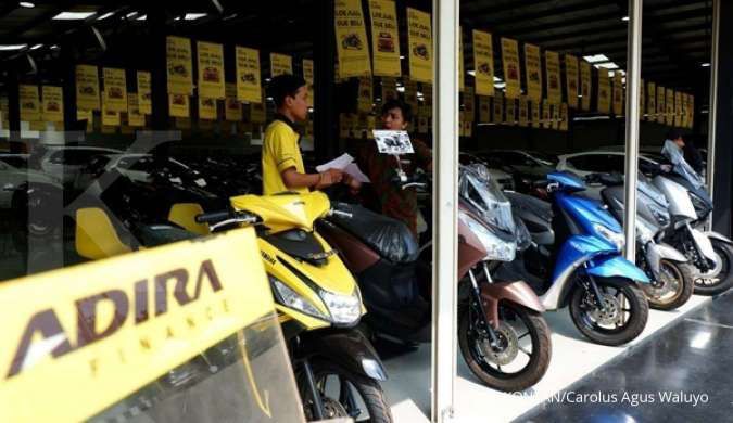 Pasar otomotif membaik, pembiayaan motor Adira Finance ikut terkerek