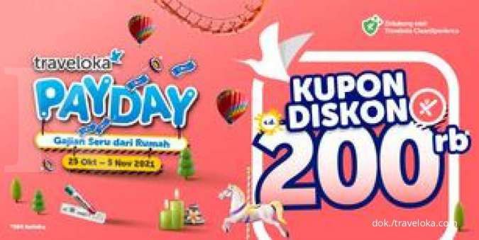 Promo Traveloka Payday, Kupon Diskon Xperience Hingga Rp 200.000