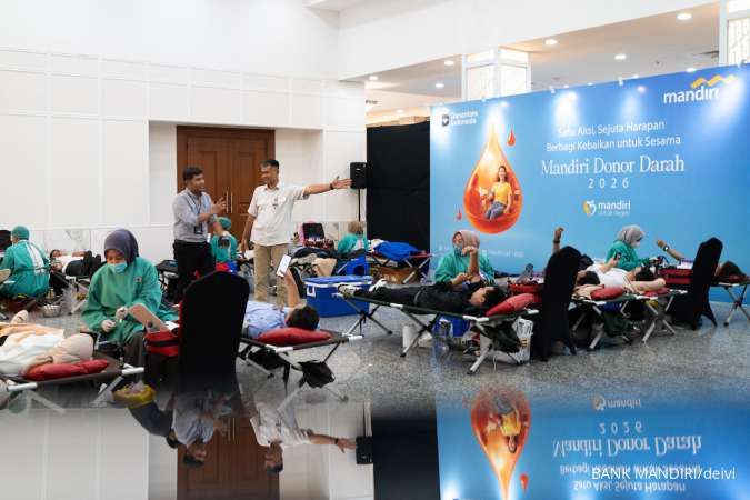 Berbagi Kebaikan untuk Sesama, Bank Mandiri Gelar Donor Darah Massal 2.800 Pendonor