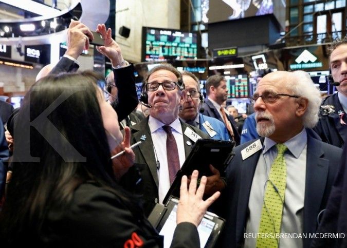 Akhir pekan, bursa Wall Street ditutup memerah terbebani laporan data tenaga kerja AS