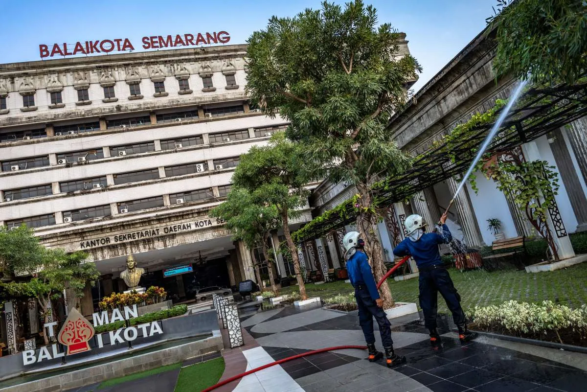 Penyebaran virus corona di Jawa Tengah Rabu (22/7)  terpusat di lima kota ini