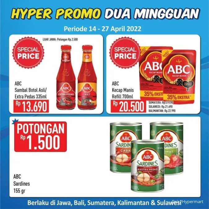 Promo Hypermart Dua Mingguan Periode 14-27 April 2022