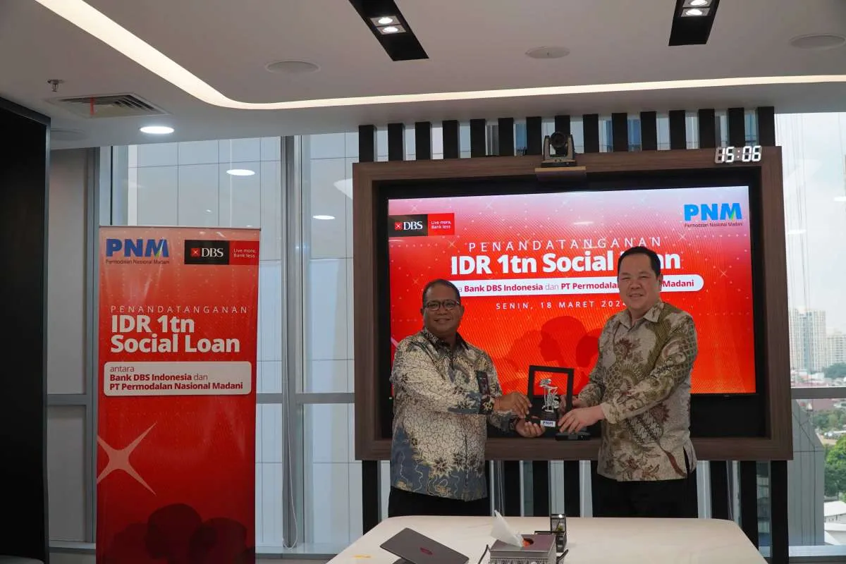 DBS Beri Fasilitas Pembiayaan Rp 1 Triliun Untuk Program Mekaar PNM