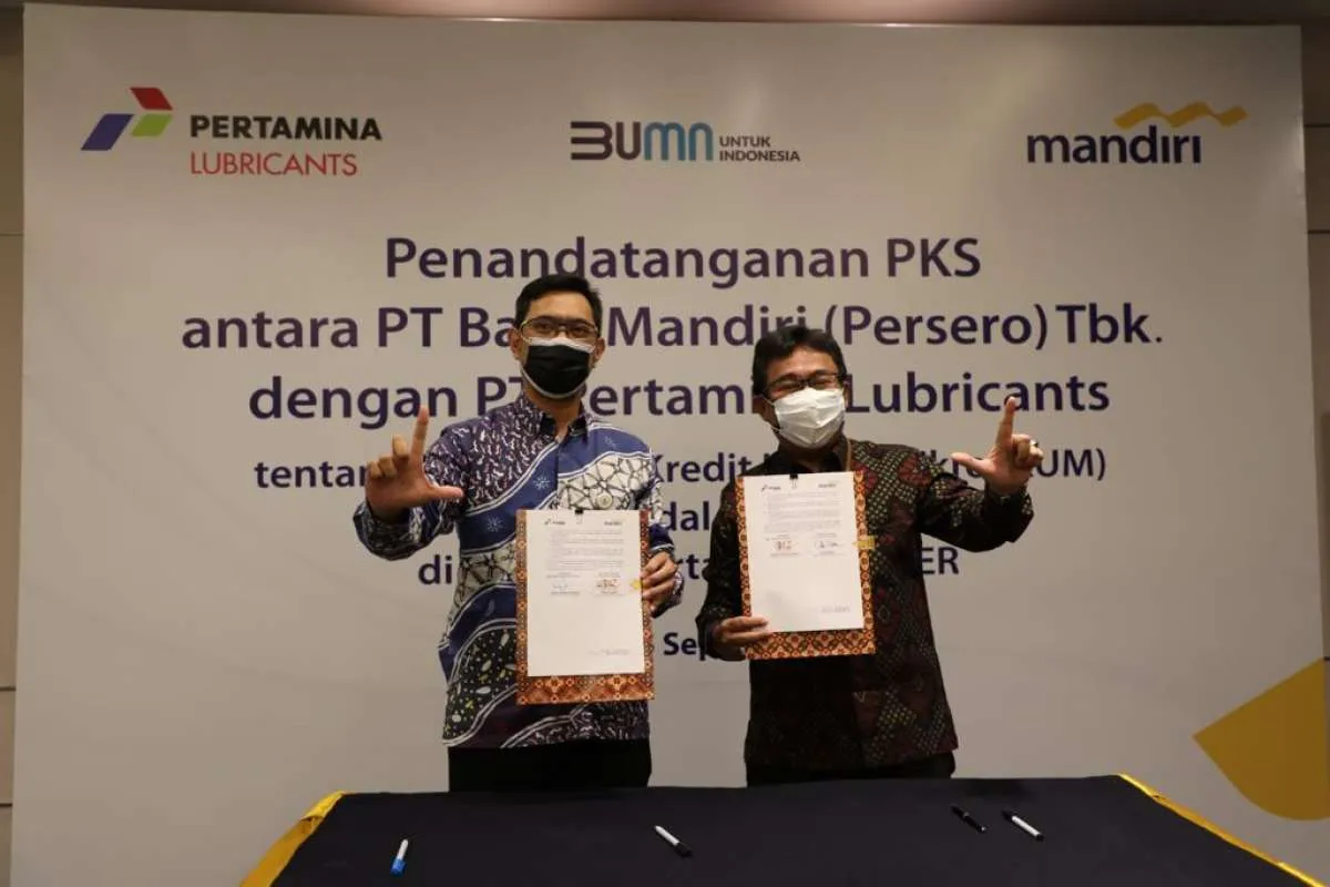 Pertamina Lubricants Gandeng Bank Mandiri Perkuat Ekonomi Nasional