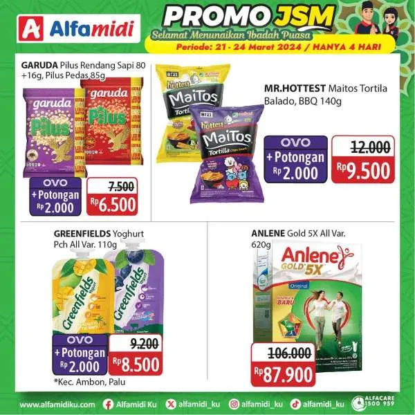 Promo JSM Alfamidi Hanya 4 Hari Periode 21-24 Maret 2024