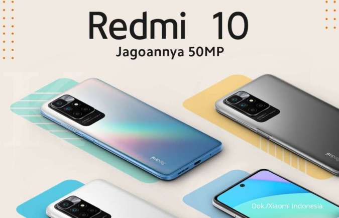 Spesifikasi & harga HP Redmi 10 di Indonesia, unggul dengan kamera 50MP